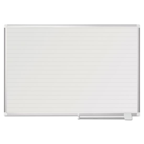 MasterVision® Ruled Magnetic Steel Dry Erase Planning Board1