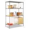 Alera® Black Anthracite Wire Shelving Kit1