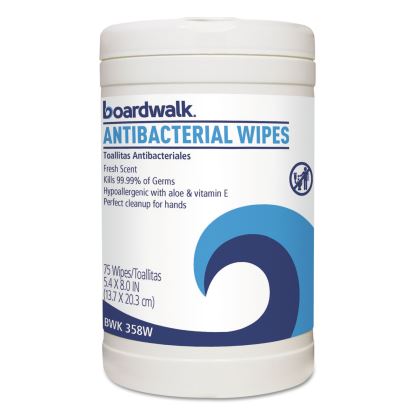 Boardwalk® Antibacterial Wipes1