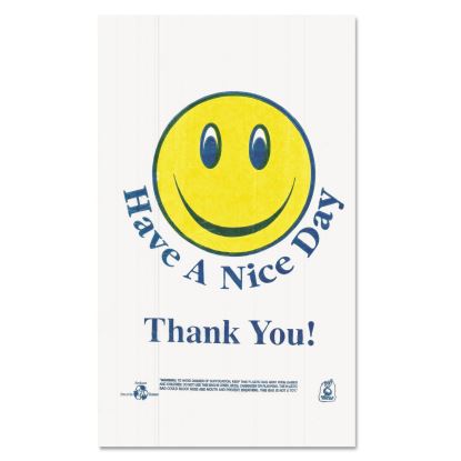 Barnes Paper Company Smiley Face Shopping Bags1