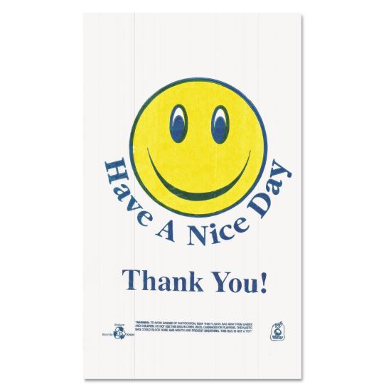 Barnes Paper Company Smiley Face Shopping Bags1