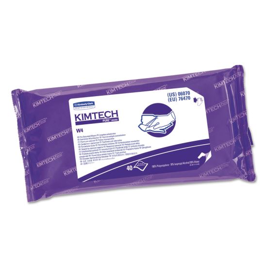 Kimtech™ W4 PreSat Alcohol Wipers1