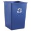 Rubbermaid® Commercial Square Recycling Container1
