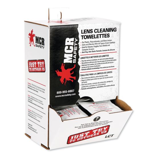 MCR™ Safety Lens Cleaning Towelettes1
