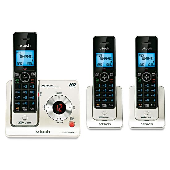 Vtech® LS6425-3 DECT 6.0 Cordless Voice Announce Answering System1