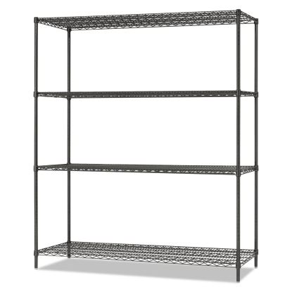 Alera® Black Anthracite Plus Wire Shelving Kit1