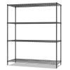 Alera® Black Anthracite Plus Wire Shelving Kit2