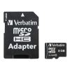 Verbatim® MicroSDHC Card with Adapter1