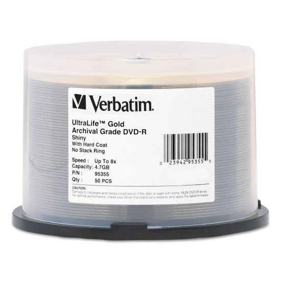 Verbatim® UltraLife™ Gold Archival Grade DVD-R1