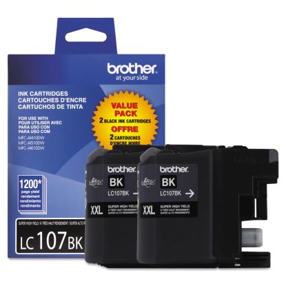 Brother LC103BK-LC107BK Ink1