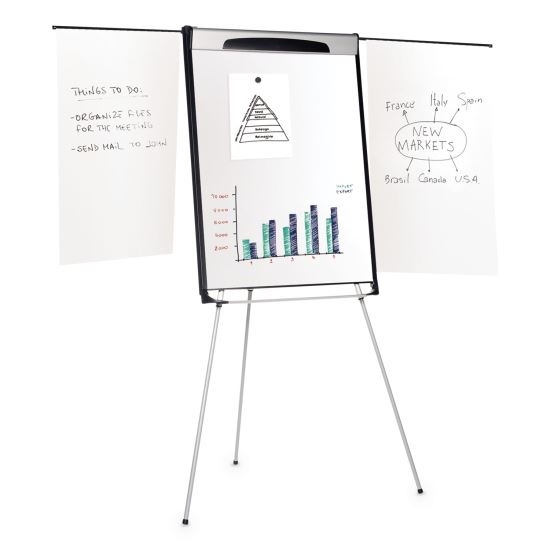 MasterVision® Tripod Extension Bar Magnetic Gold Ultra Dry Erase Easel1