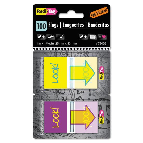 Redi-Tag® Fab Flags Pop-Up in Dispenser1