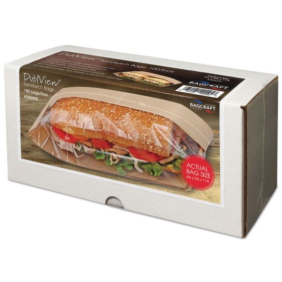 Bagcraft Dubl View® Sandwich Bags1