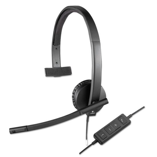 Logitech® USB H570e Over-the-Head Wired Headset1