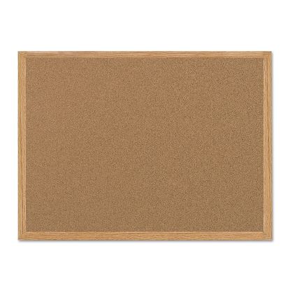 MasterVision® Value Cork Board with Oak Frame1