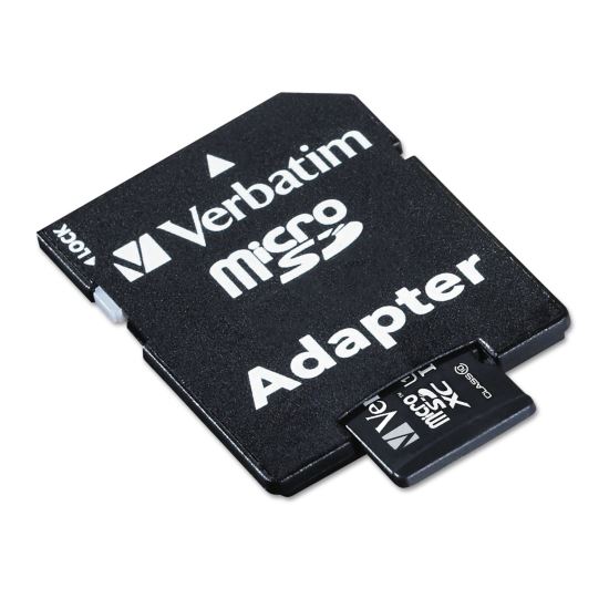 Verbatim® microSDXC Card with SD Adapter1