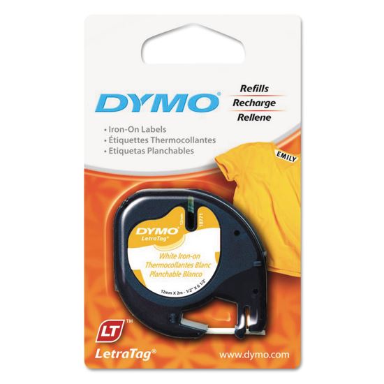 DYMO® LetraTag® Fabric Iron-On Labels1