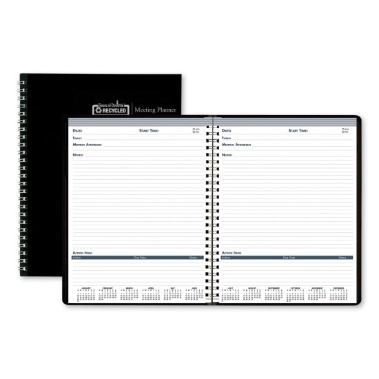 House of Doolittle™ 100% Recycled Meeting Note Planner1