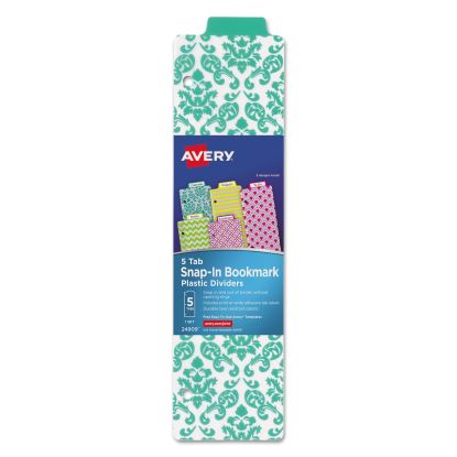 Avery® Tabbed Snap-In Bookmark Plastic Dividers1