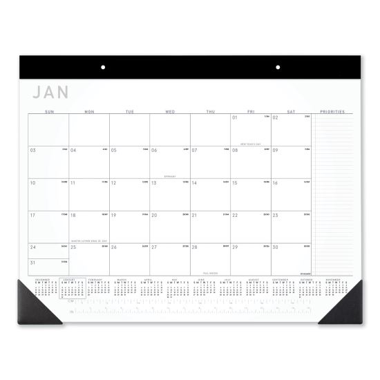 AT-A-GLANCE® Contemporary Monthly Desk Pad1