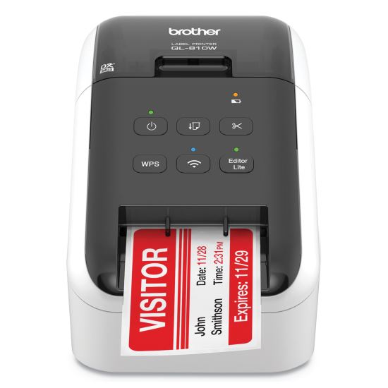 Brother QL-810W Ultra-Fast Label Printer With Wireless Networking1