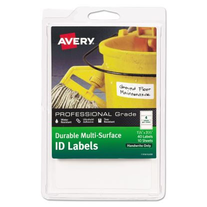 Avery® Durable Permanent Multi-Surface ID Labels1