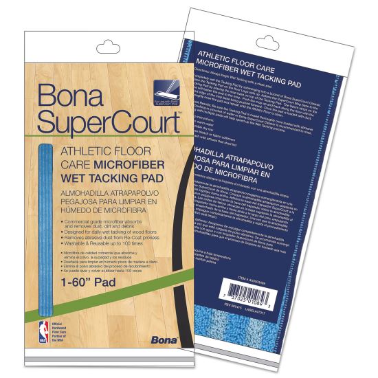 Bona® SuperCourt™ Athletic Floor Care Microfiber Wet Tacking Pad1