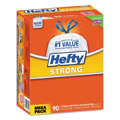 Hefty® Strong Tall Kitchen Drawstring Bags1