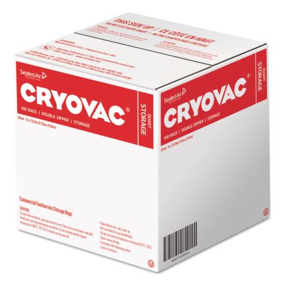 Diversey™ Cryovac® One Quart Storage Bag Dual Zipper1