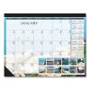 House of Doolittle™ 100% Recycled Earthscapes™ Seascapes Desk Pad Calendar1