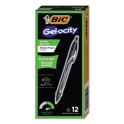 BIC® Gel-ocity™ Quick Dry Retractable Gel1