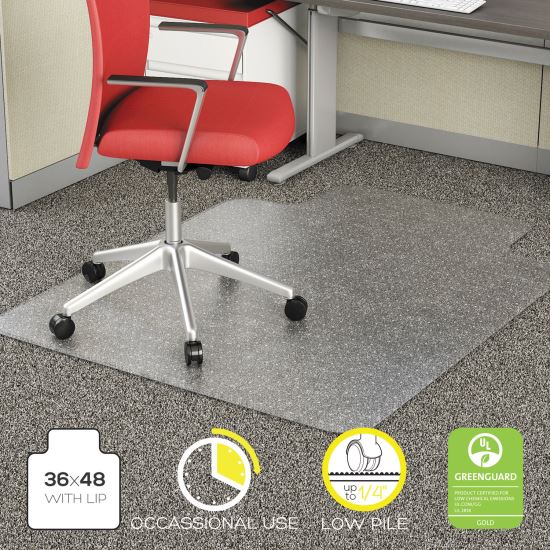 Alera® Studded Chair Mat for Flat Pile Carpet1