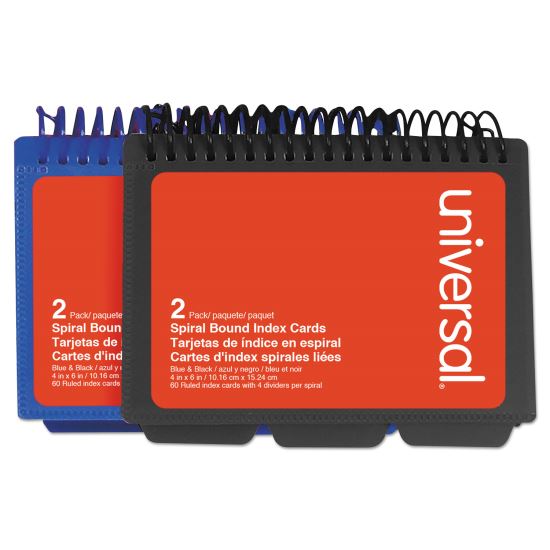 Universal® Spiral Bound Index Cards1