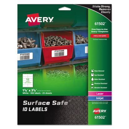 Avery® Surface Safe® ID Labels1