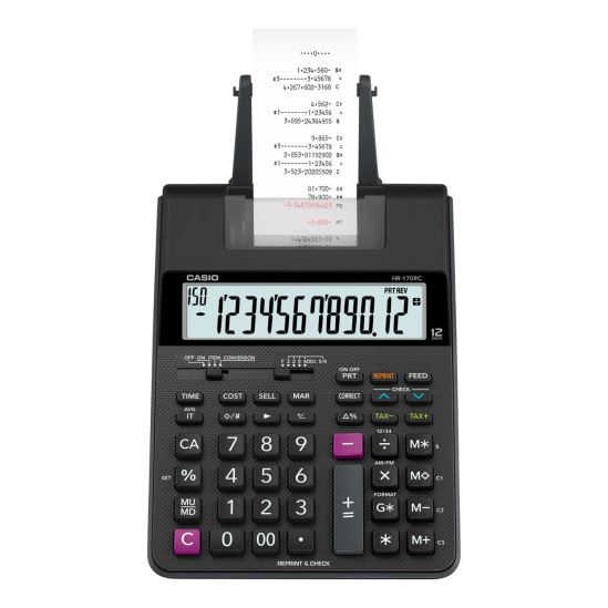 Casio® HR170R Printing Calculator1