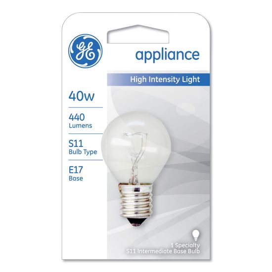 GE Incandescent S11 Appliance Light Bulb1