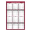 Blue Sky® Classic Red Laminated Erasable Wall Calendar2