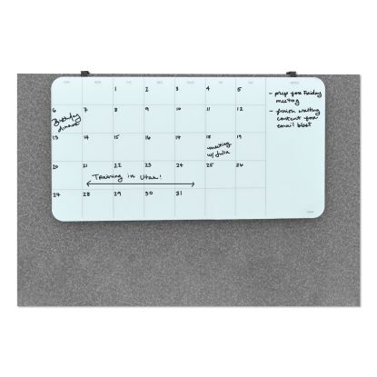 U Brands Cubicle Glass Dry Erase Board1