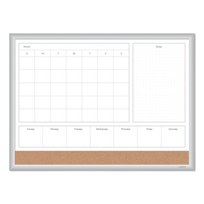 U Brands 4N1 Magnetic Dry Erase Combo Board1