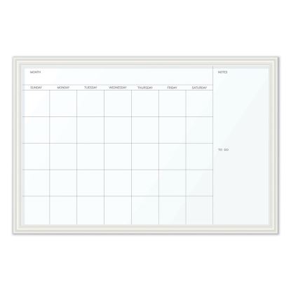 U Brands Magnetic Dry Erase Calendar with Décor Frame1