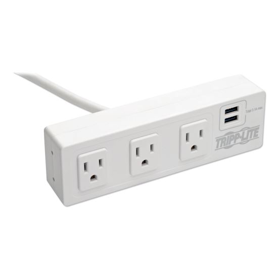 Tripp Lite Three-Outlet Surge Protector with Two USB Ports1