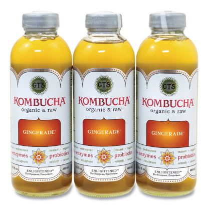 GT's Living Foods Organic Raw Kombucha Gingerade1