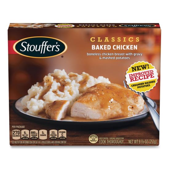 Stouffer's® Classics Baked Chicken with Mashed Potatoes1