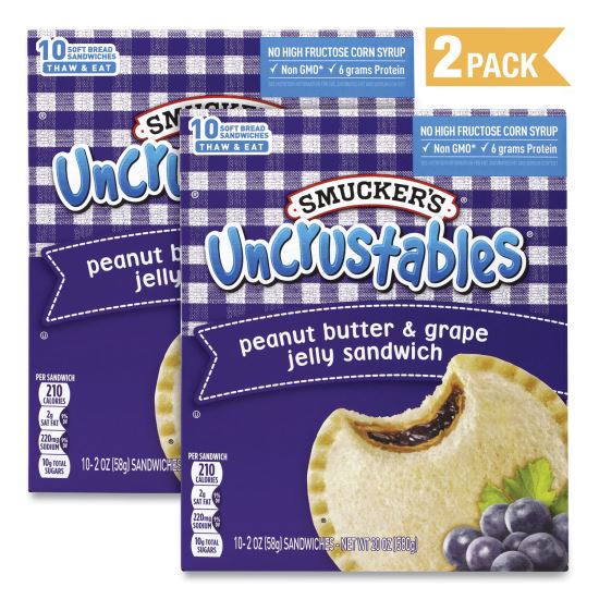 Smucker's® UNCRUSTABLES Soft Bread Sandwiches1