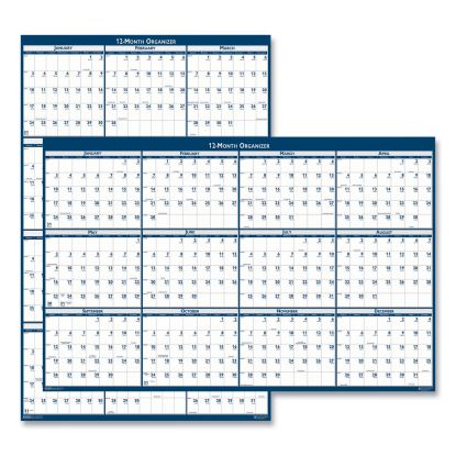 House of Doolittle™ 100% Recycled Yearly Reversible Wall Calendar Non-Laminated1