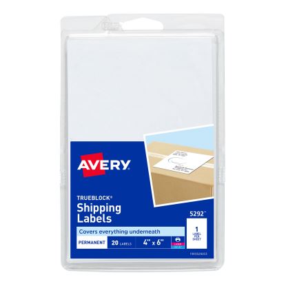 Avery® 4 x 6 Shipping Labels with TrueBlock® Technology1