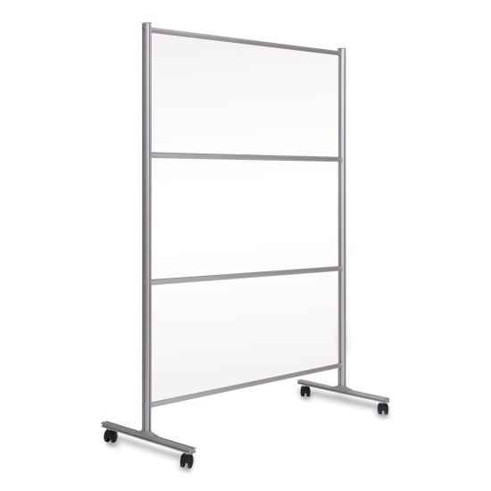 MasterVision® Protector Series Mobile Glass Panel Divider1