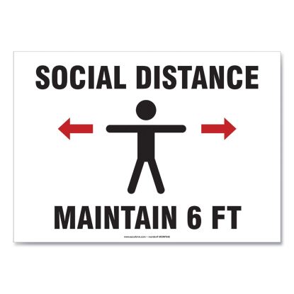 Accuform® Social Distance Signs1