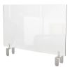 Ghent Clear Partition Extender with Attached Clamp1