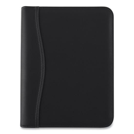 Black Leather Planner/Organizer Starter Set, 8.5 x 5.5, Black Cover, 12-Month (Jan to Dec): Undated1